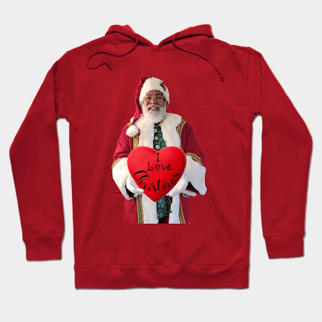 I love Christmas Hoodie by North Pole Fashions